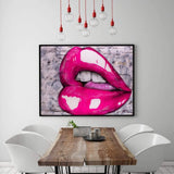 HOT PINK LIPS - Mockup mit Hintergrund - Hustling Sharks
