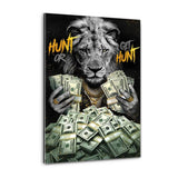 HUNT OR GET HUNT - Plexiglasbild - Hustling Sharks