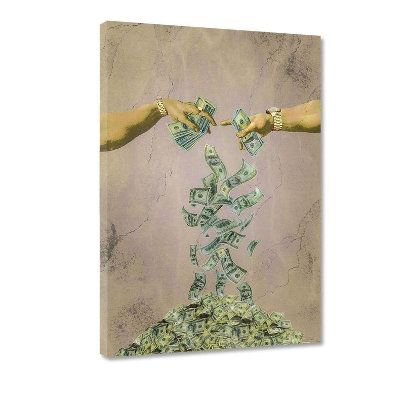 I NEED YOUR MONEY - Leinwandbild - Hustling Sharks