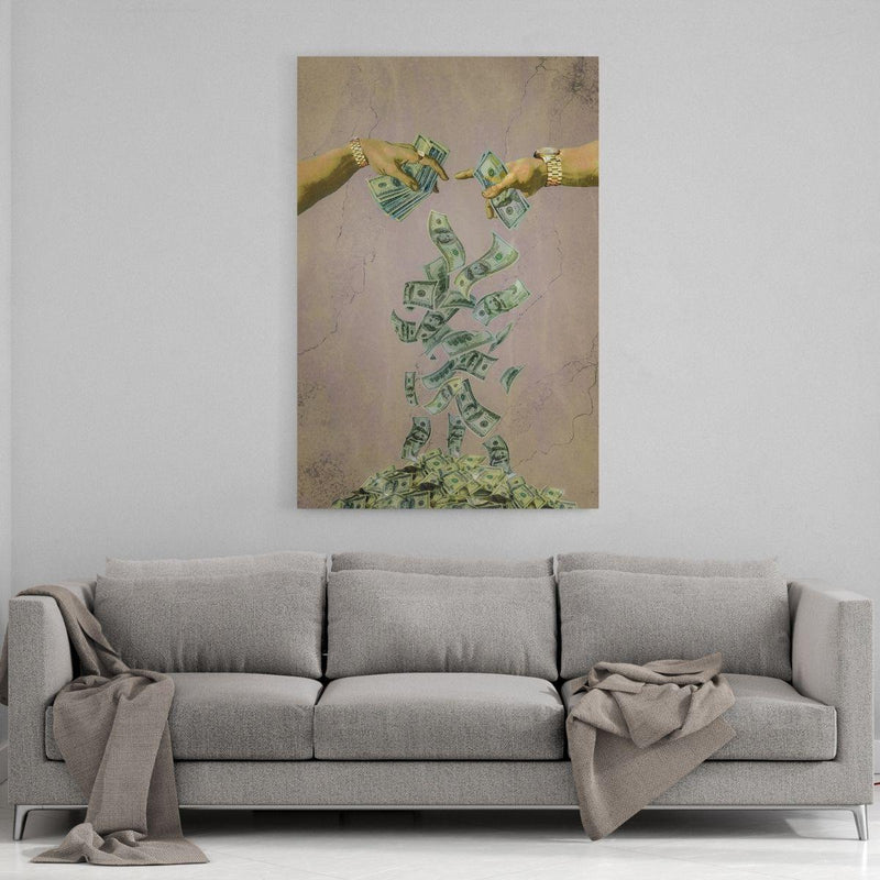 I NEED YOUR MONEY - Mockup mit Hintergrund - Hustling Sharks