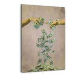 I NEED YOUR MONEY - Plexiglasbild - Hustling Sharks