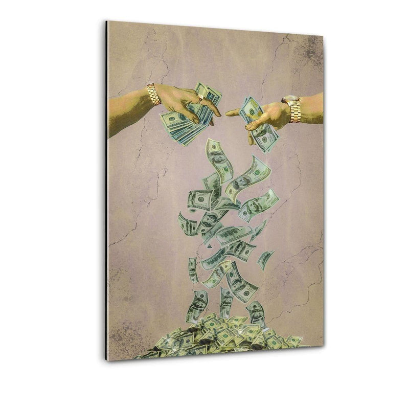 I NEED YOUR MONEY - Plexiglasbild - Hustling Sharks