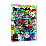 Leinwandbild - COLORFUL DETAILS - Hustling Sharks