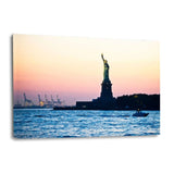 Leinwandbild - New York City - Statue of Liberty - Hustling Sharks