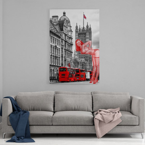 Leinwandbild mit Hintergrund 1 - London - Hot UK - Hustling Sharks