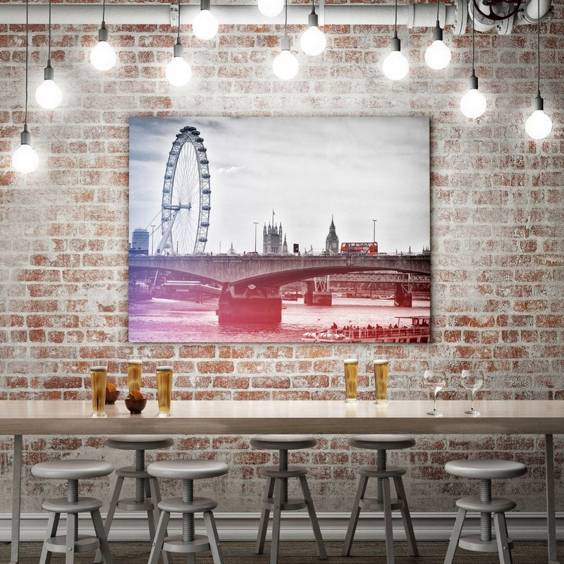 Leinwandbild mit Hintergrund 2 - London - Bridge - Hustling Sharks