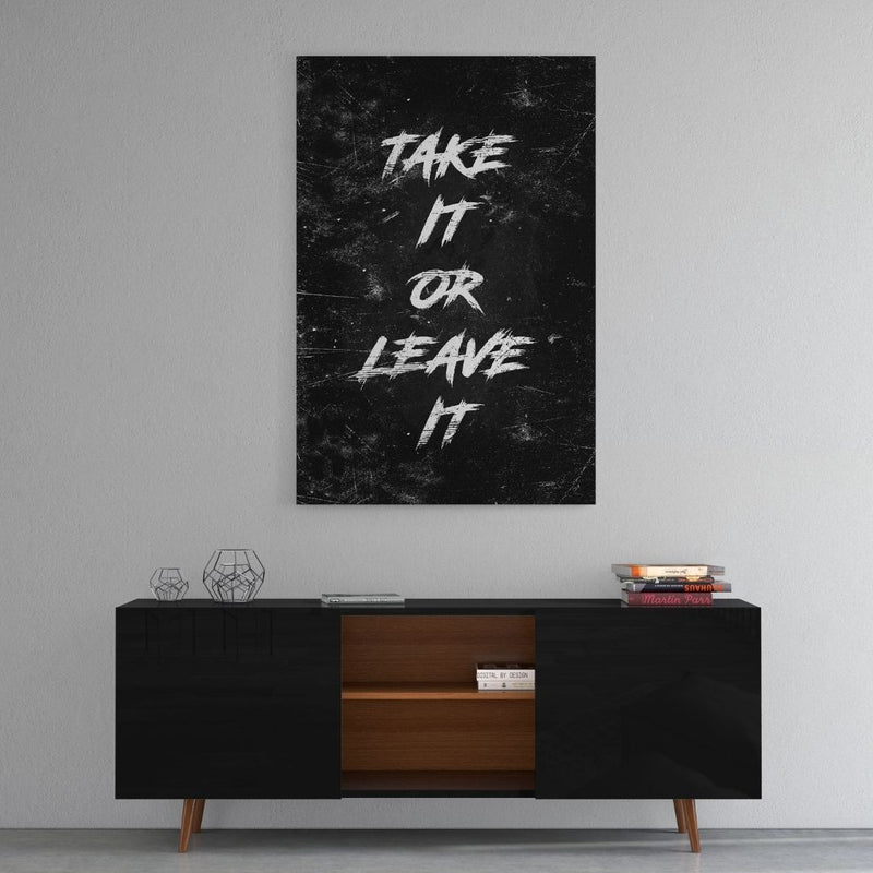 Leinwandbild mit Hintergrund 2 - TAKE IT - Hustling Sharks