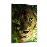 Lion Portrait - Alu-Dibond Bild - Hustling Sharks