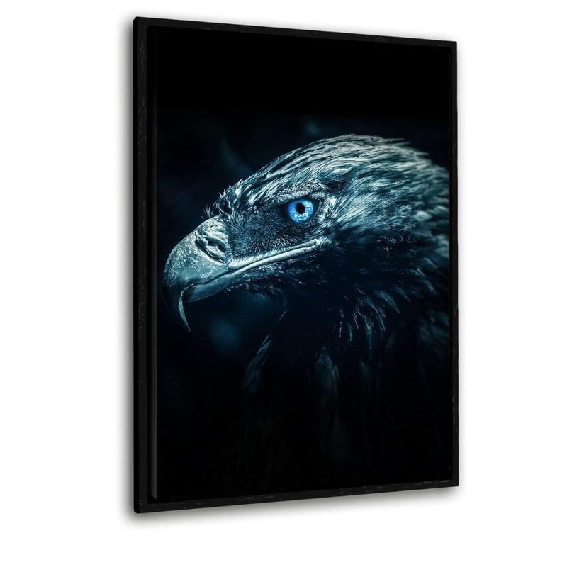 Magical Eagle - Leinwandbild mit Schattenfuge "schwarz"