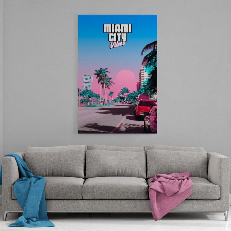 Miami Vibes - Mockup mit Hintergrund - Hustling Sharks