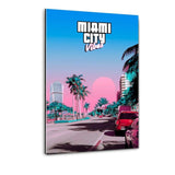 Miami Vibes - Plexiglasbild - Hustling Sharks
