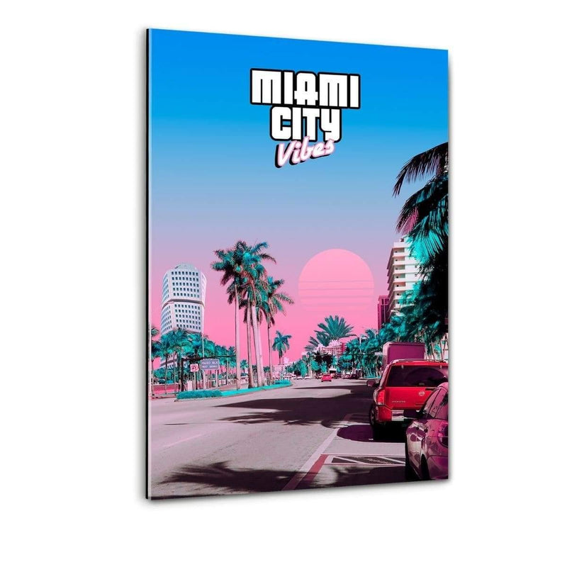 Miami Vibes - Plexiglasbild - Hustling Sharks