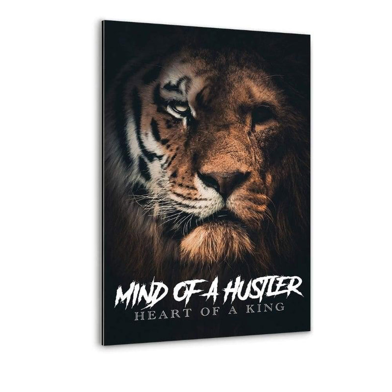 Mind of a Hustler - Alu-Dibond Bild - Hustling Sharks