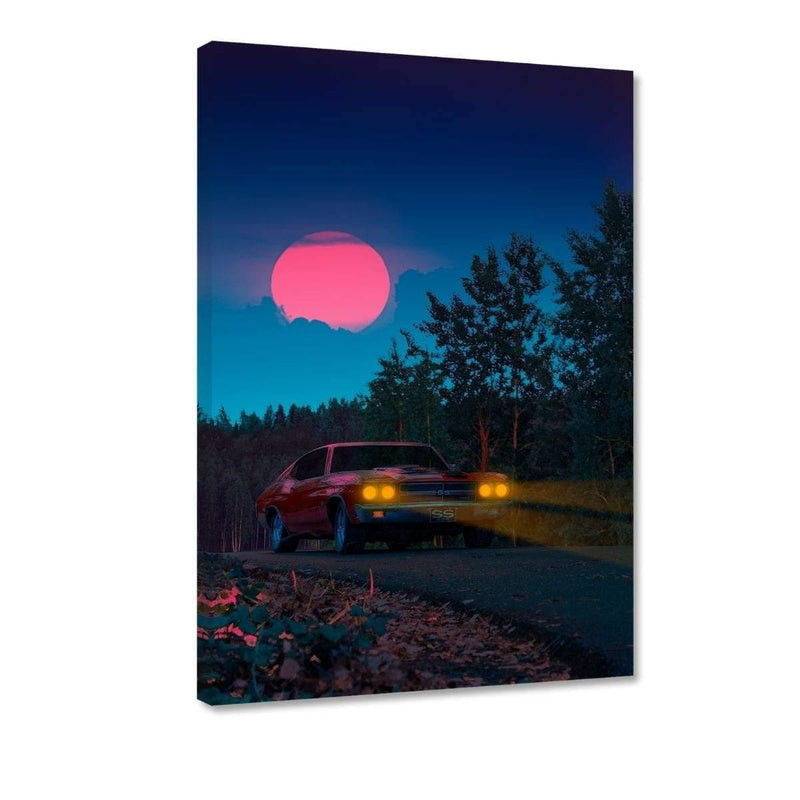 Night Drive - Leinwandbild - Hustling Sharks