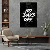 NO DAYS OFF. - Mockup mit Hintergrund 2 - Hustling Sharks