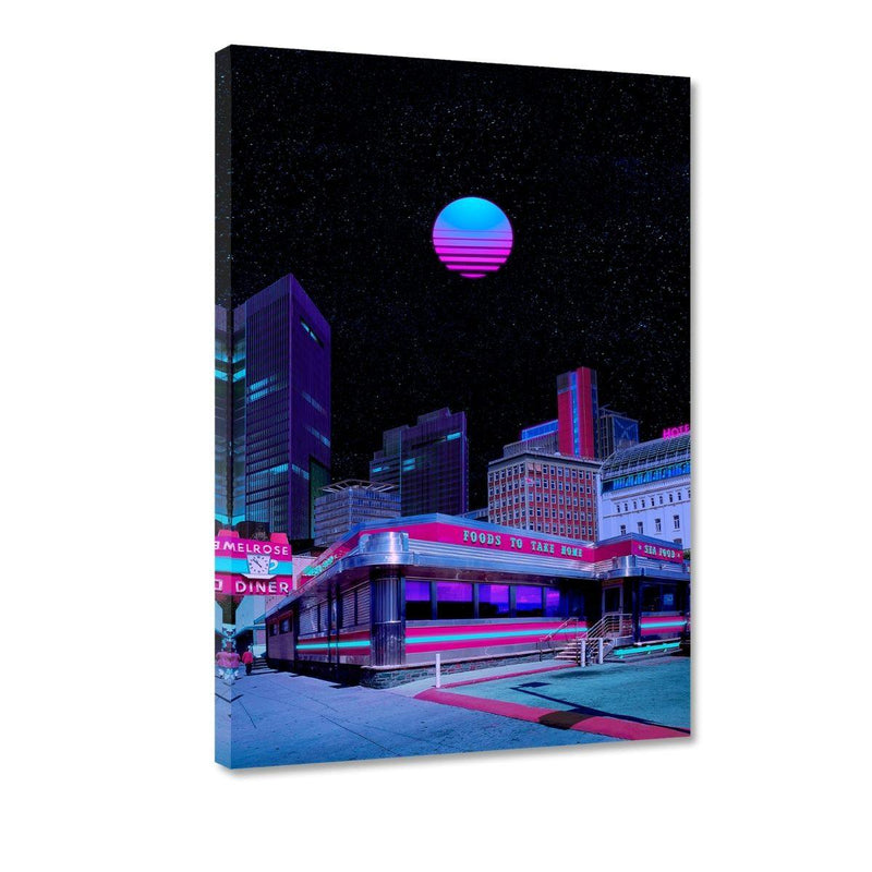 Nocturnal Paradise 4 - Leinwandbild - Hustling Sharks