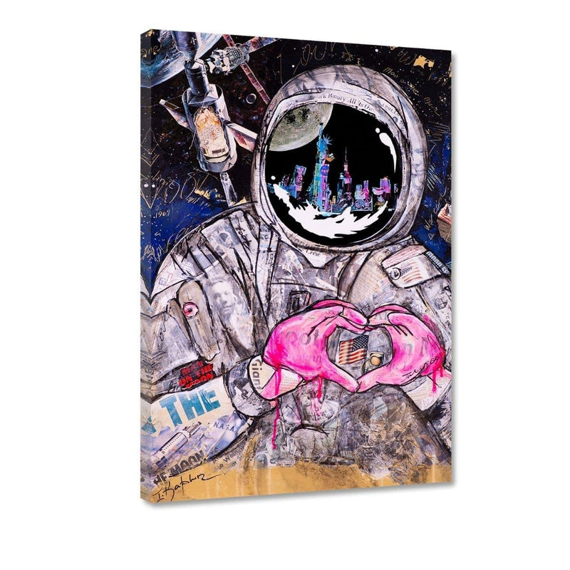 OVER THE MOON - Leinwandbild - Hustling Sharks