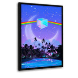 Place of Dreams 3 - Leinwandbild mit Schattenfuge "schwarz" - Hustling Sharks