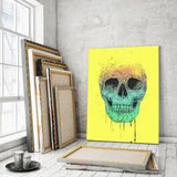 Pop Art Skull - Mockup mit Hintergrund - Hustling Sharks