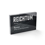 Reichtum - Acrylglasblock 30x20 - Hustling Sharks