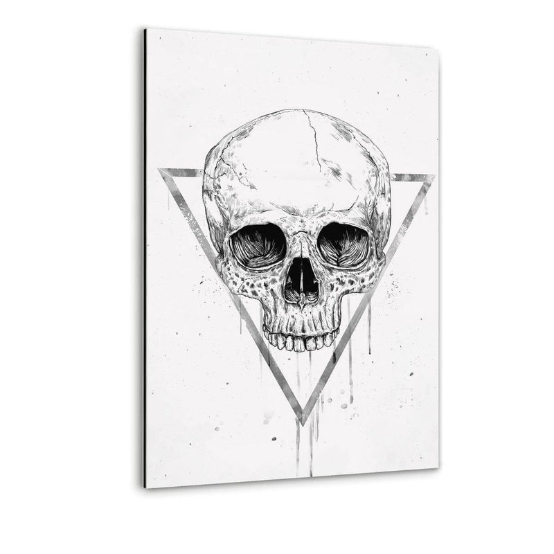 Skull In A Triangle #1 - Alu-Dibond Bild - Hustling Sharks