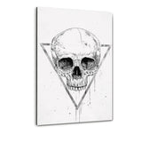 Skull In A Triangle #1 - Plexiglasbild - Hustling Sharks