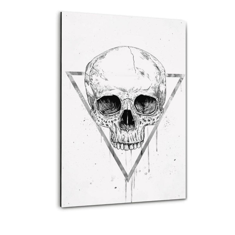 Skull In A Triangle #1 - Plexiglasbild - Hustling Sharks