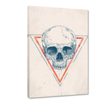 Skull In A Triangle #3 - Leinwandbild - Hustling Sharks