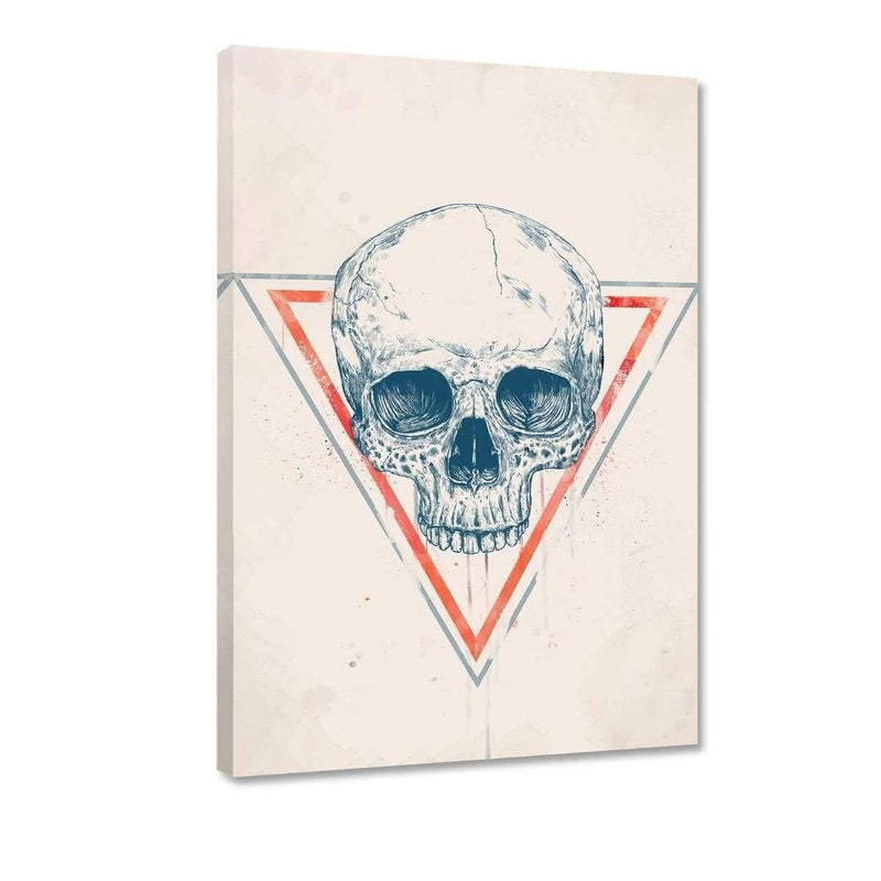 Skull In A Triangle #3 - Leinwandbild - Hustling Sharks