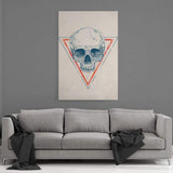 Skull In A Triangle #3 - Mockup mit Hintergrund - Hustling Sharks