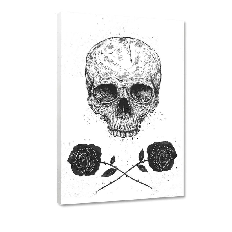 Skull N Roses - Leinwandbild - Hustling Sharks