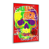 Skulls And Roses - Leinwandbild - Hustling Sharks