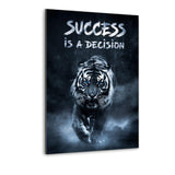 Success is a decision! - Alu-Dibond Bild - Hustling Sharks