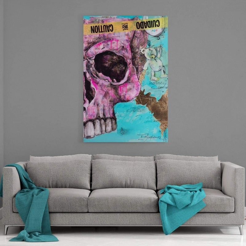 THE RIGHT SKULL - Mockup mit Hintergrund - Hustling Sharks