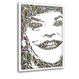 The Joker #2 - Leinwandbild mit Schattenfuge "weiß" - Hustling Sharks