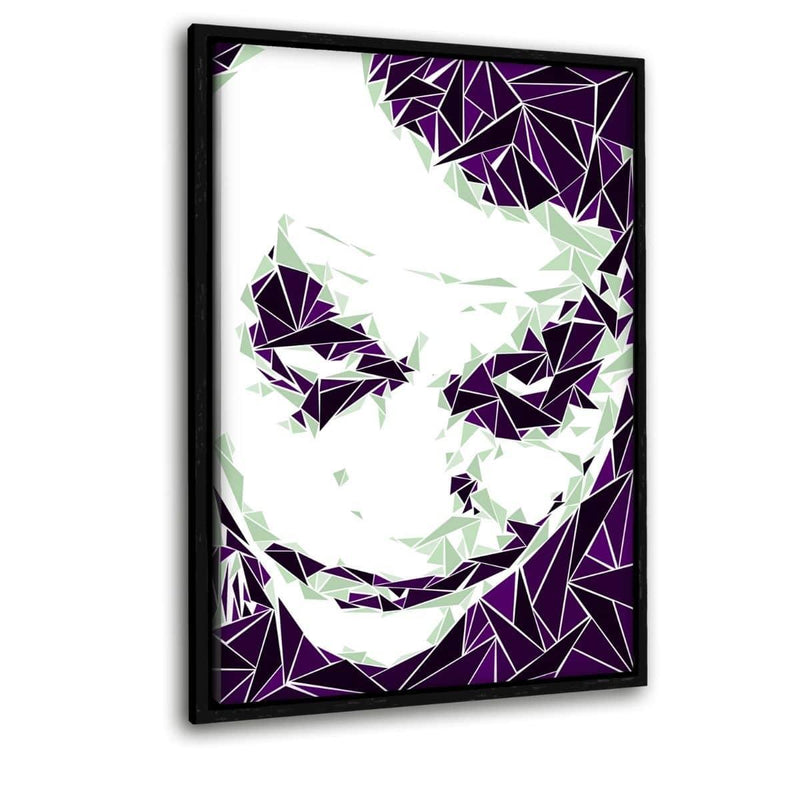 The Joker #3 - Leinwandbild mit Schattenfuge "schwarz" - Hustling Sharks
