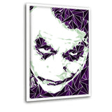 The Joker #3 - Leinwandbild mit Schattenfuge "weiß" - Hustling Sharks