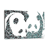 The Pandas - Alu-Dibond Bild - Hustling Sharks