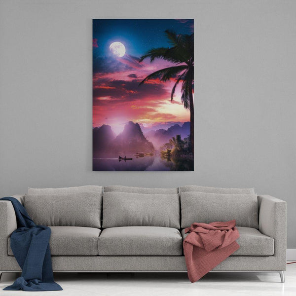 Tropical Vibes - Mockup mit Hintergrund 1 - Hustling Sharks