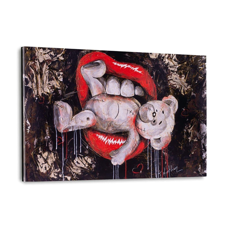 WHITE BEAR - Plexiglasbild - Hustling Sharks