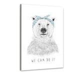 We Can Do It - Alu-Dibond Bild - Hustling Sharks