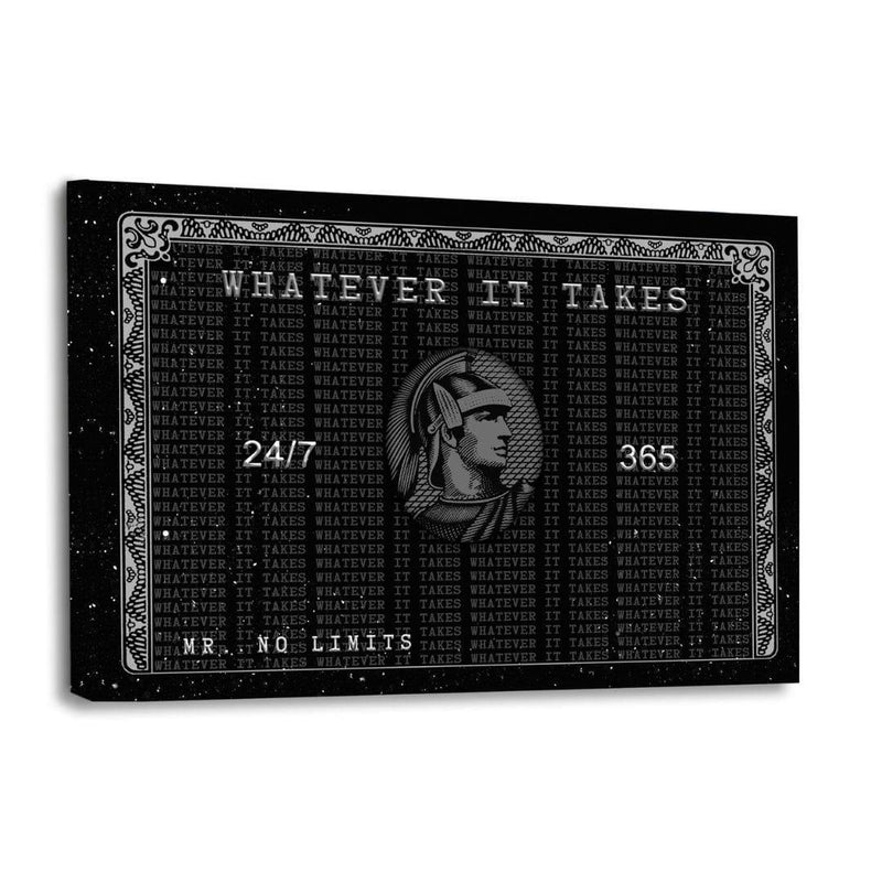 WHATEVER IT TAKES - Leinwandbild - Hustling Sharks