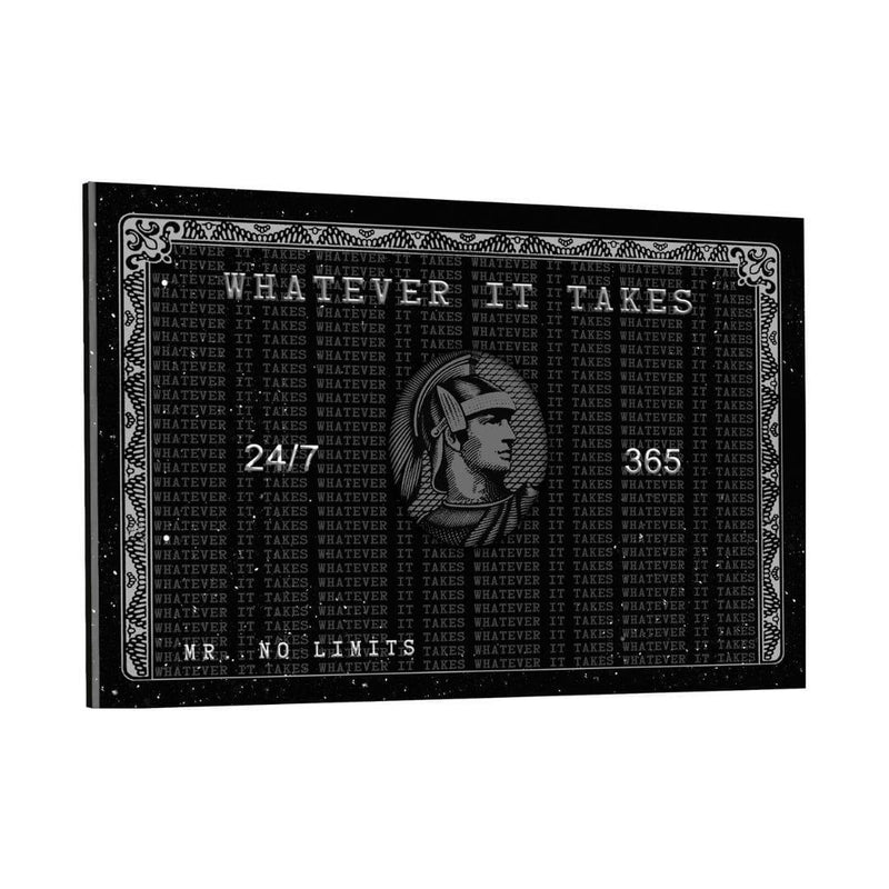 WHATEVER IT TAKES - Plexiglasbild - Hustling Sharks