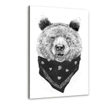 Wild Bear - Alu-Dibond Bild - Hustling Sharks