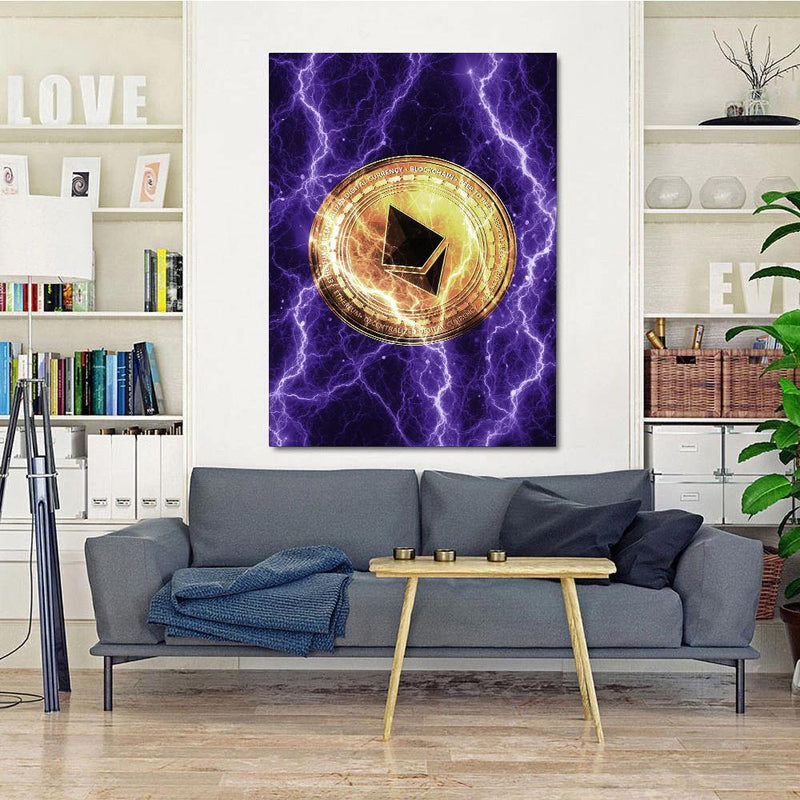 Electrified Ethereum - purple - Mockup mit Hintergrund 1 - Hustling Sharks