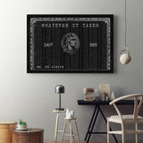 WHATEVER IT TAKES - Wandbild mit Hintergrund 2 - Hustling Sharks