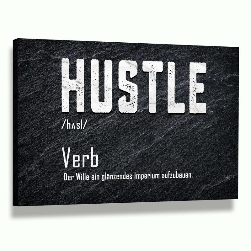 Definition des Hustles - Leinwandbild - Hustling Sharks